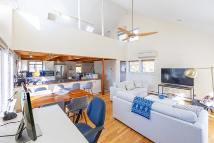 West Tisbury Martha's Vineyard vacation rental - Main part of the house and living area