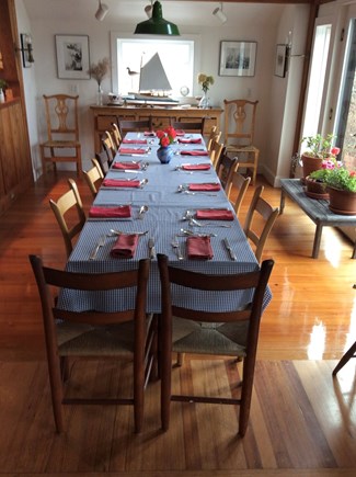Chilmark, Menemsha Martha's Vineyard vacation rental - When extended the dining table seats 14