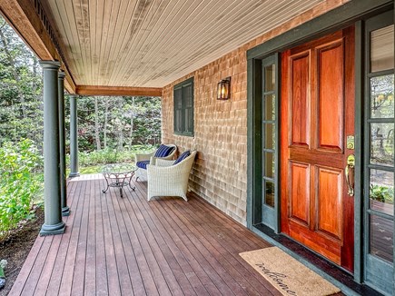 Oak Bluffs Martha's Vineyard vacation rental - Front entry with welcoming farmers porch<br/>