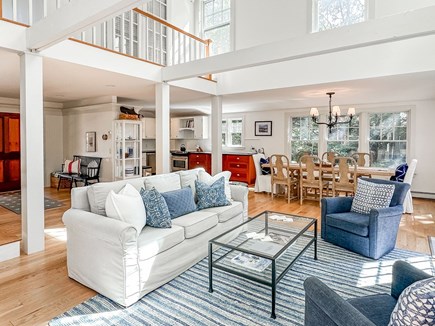 Oak Bluffs Martha's Vineyard vacation rental - Living room to dining and kitchen areas