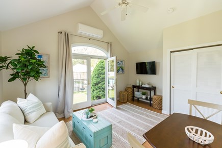 Edgartown Martha's Vineyard vacation rental - Guest cottage living room