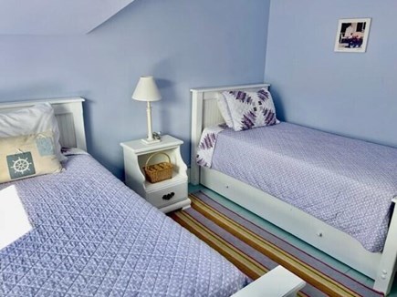 Oak Bluffs Martha's Vineyard vacation rental - 2nd floor room bedroom 2 with twin beds and tv