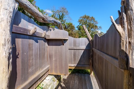 Waterfront in Vineyard Haven Martha's Vineyard vacation rental - Waterfront, waterview outdoor shower.