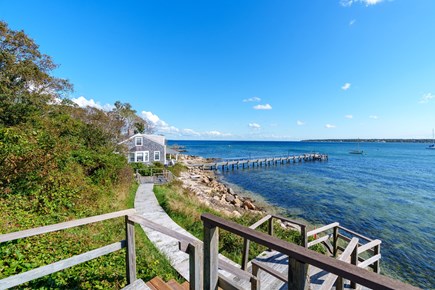 Waterfront in Vineyard Haven Martha's Vineyard vacation rental - Boardwalk to the water.