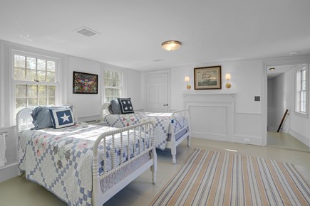 Waterfront in Vineyard Haven Martha's Vineyard vacation rental - Second-floor bedroom with 2 twins