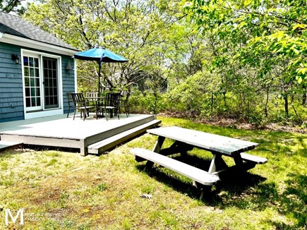 Edgartown Martha's Vineyard vacation rental - Backyard deck