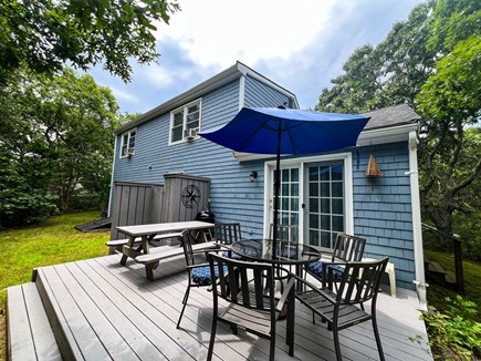 Edgartown Martha's Vineyard vacation rental - Backyard deck