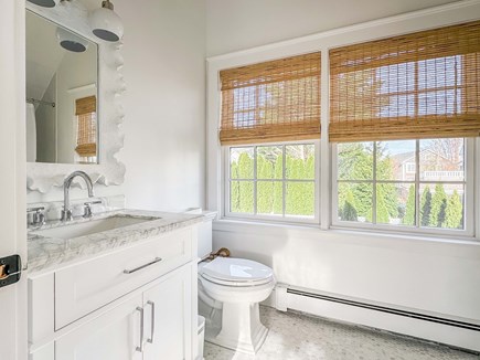 Edgartown Martha's Vineyard vacation rental - Guest room bath with tub/shower