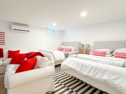 Edgartown Martha's Vineyard vacation rental - Lower level bedroom with (2) Queen Beds