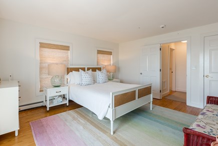 Edgartown Martha's Vineyard vacation rental - Queen bedroom with water views and balcony