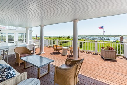 Edgartown Martha's Vineyard vacation rental - Outdoor seating with views to the lighthouse