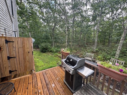 Edgartown Martha's Vineyard vacation rental - Side Deck off of Sunroom.