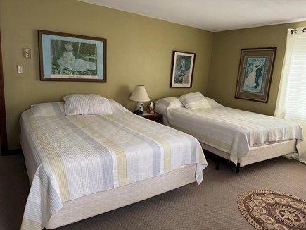Edgartown Martha's Vineyard vacation rental - 3rd bedroom upstairs with two queen beds.