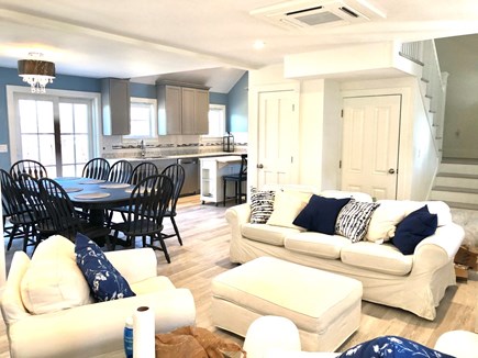 Oak Bluffs Martha's Vineyard vacation rental - Living room (w/TV not shown), Dining room, & kitchen