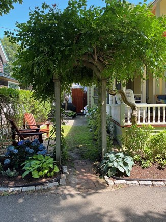 Oak Bluffs Martha's Vineyard vacation rental - Enjoy your morning coffee in the garden patio