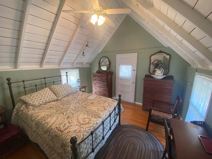 Oak Bluffs Martha's Vineyard vacation rental - Master King with a balcony overlooking the park