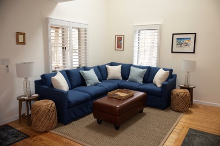 Oak Bluffs Martha's Vineyard vacation rental - Open floor plan 1st floor -- living area with comfortable couch