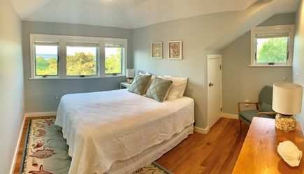 Chappaquiddick Martha's Vineyard vacation rental - Double bedroom with own water views.