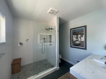 West Tisbury Martha's Vineyard vacation rental - Full bath with walk in shower