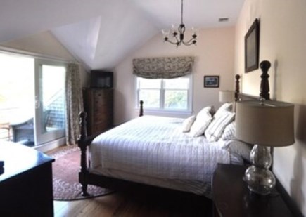 Oak Bluffs, East Chop Martha's Vineyard vacation rental - Upstairs Primary Bedroom w/ En Suite <br/>and private deck