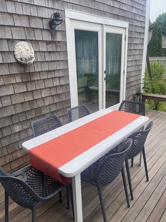 Oak Bluffs Martha's Vineyard vacation rental - Back deck with access from the living and kitchen area