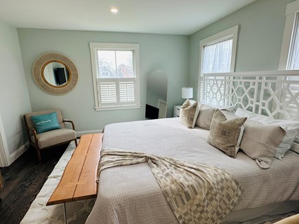 Oak Bluffs Martha's Vineyard vacation rental - First-floor bedroom with en suite bathroom.