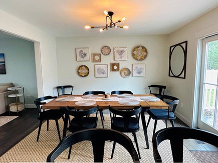 Oak Bluffs Martha's Vineyard vacation rental - The dining area opens to the sunny back deck.