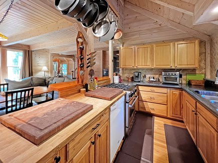 Chappaquiddick Martha's Vineyard vacation rental - Kitchen is spacious with concrete countertops