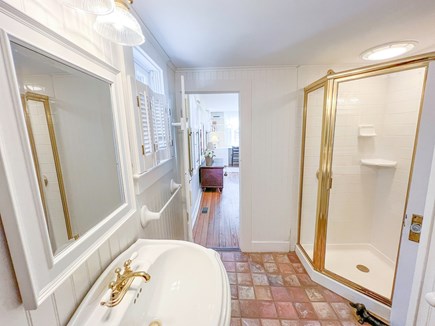 Downtown Edgartown Martha's Vineyard vacation rental - Hall Bathroom, Shower Stall, First Floor