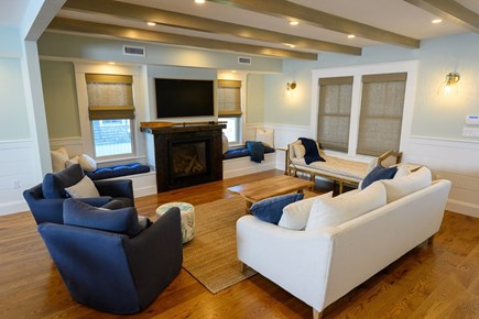 Oak Bluffs Martha's Vineyard vacation rental - Cozy coastal living with a Samsung Frame TV and a warm fireplace