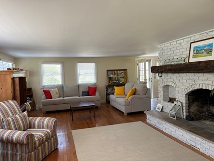 Vineyard Haven Martha's Vineyard vacation rental - Cozy living room with lots of seating and TV