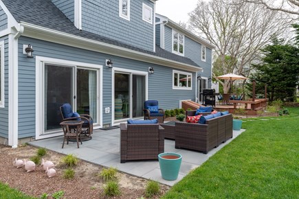 Katama-Edgartown Martha's Vineyard vacation rental - Backyard patio with outside furniture