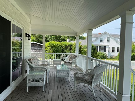 Vineyard Haven Martha's Vineyard vacation rental - Read and relax on the wide porch.