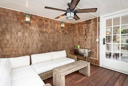 Vineyard Haven Martha's Vineyard vacation rental - Screened Porch Opens From Dining Area