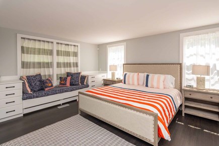 Vineyard Haven Martha's Vineyard vacation rental - Primary Bedroom - King Bed, Private Bath, Deck - 1st Floor