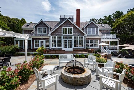 Vineyard Haven Martha's Vineyard vacation rental - There Are Multiple Outdoor Seating Areas Including The Fire Pit