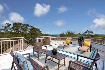 Oak Bluffs Martha's Vineyard vacation rental - Rooftop Deck Enjoys Sweeping Views With Distant Water Views