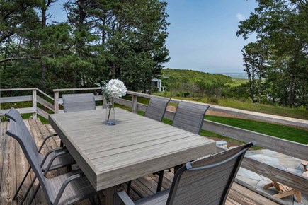 Oak Bluffs Martha's Vineyard vacation rental - Deck Off Main Level For Outdoor Dining With Water Views