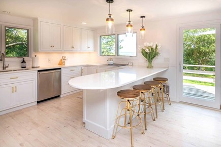 Oak Bluffs Martha's Vineyard vacation rental - Gourmet Kitchen Prep Counter/Breakfast Bar, Stainless Appliances