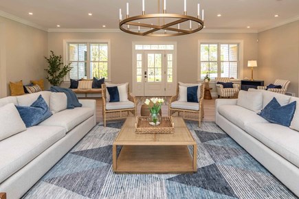 Edgartown, Katama Martha's Vineyard vacation rental - View Across Living Area Toward Front Door