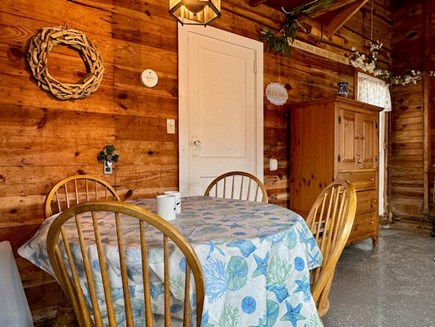 Oak Bluffs Martha's Vineyard vacation rental - Dining table inside