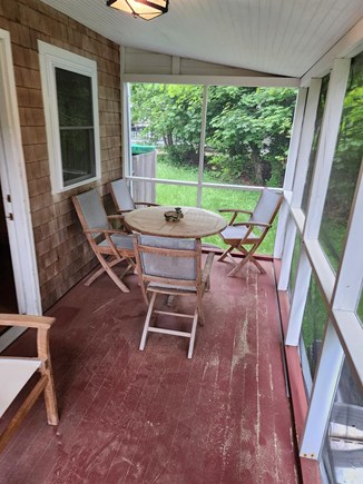 Oak Bluffs Martha's Vineyard vacation rental - Back yard screened in Porch