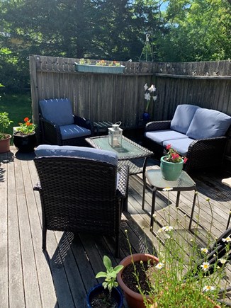 Vineyard Haven Martha's Vineyard vacation rental - Back deck