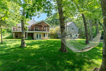 Harthaven/Oak Bluffs Martha's Vineyard vacation rental - Private backyard.