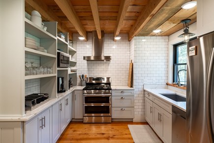 Edgartown Martha's Vineyard vacation rental - Modern kitchen with quartz countertops