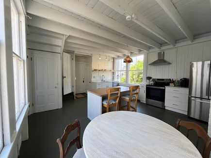 Oak Bluffs Martha's Vineyard vacation rental - Eat in kitchen with island, breakfast table.