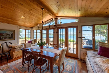 Oak Bluffs Martha's Vineyard vacation rental - Dining with waterview!