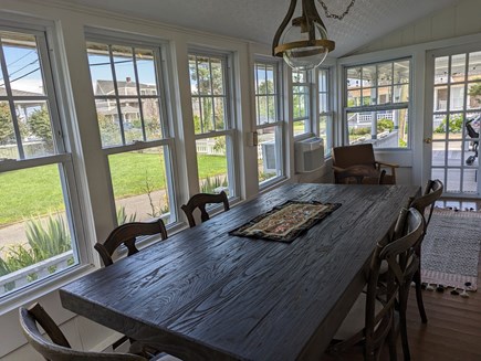 Oak Bluffs Martha's Vineyard vacation rental - Sunroom/ dining room with seating for 6.