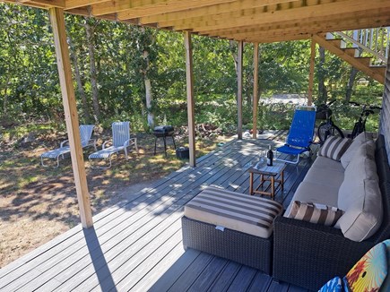 Katama Edgartown Martha's Vineyard vacation rental - Lower level deck