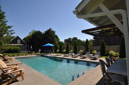 Katama-Edgartown, Katama Martha's Vineyard vacation rental - View of pool & spa